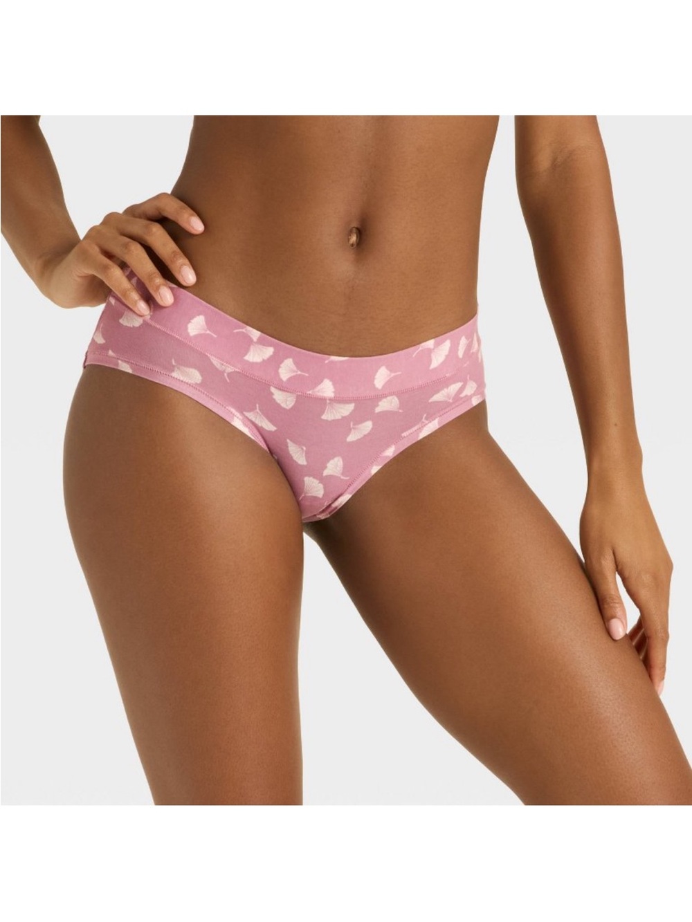 Women's Cotton Comfort Hipster Underwear
- Auden™ Mauve Floral Print XS